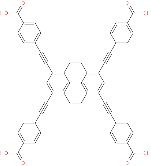 Benzoic acid, 4,4',4'',4'''-(1,3,6,8-pyrenetetrayltetra-2,1-ethynediyl)tetrakis-