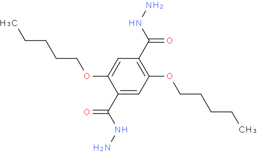 1,4-Benzenedicarboxylic acid, 2,5-bis(pentyloxy)-, 1,4-dihydrazide