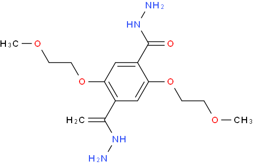 1,4-Benzenedicarboxylic acid, 2,5-bis(2-methoxyethoxy)-, 1,4-dihydrazide