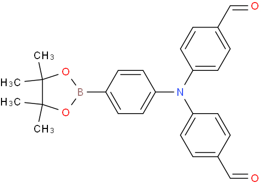 Benzaldehyde, 4,4'-[[4-(4,4,5,5-tetramethyl-1,3,2-dioxaborolan-2-yl)phenyl]imino]bis-