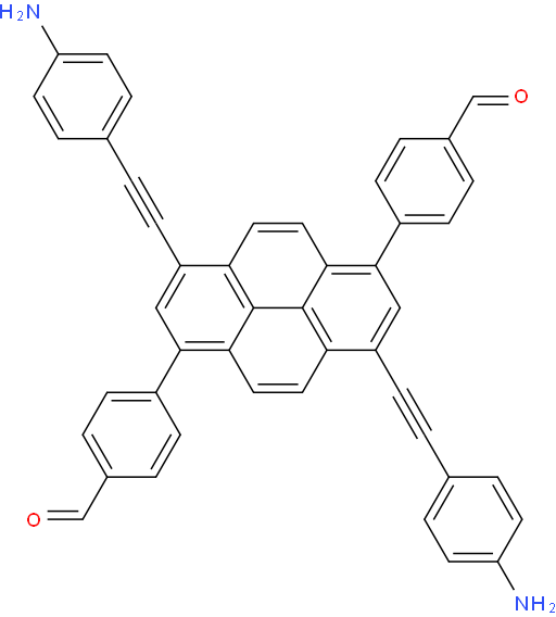 4,4' -(3,8-双((4-氨基苯基)乙炔基)芘-1,6-二基)二苯甲醛