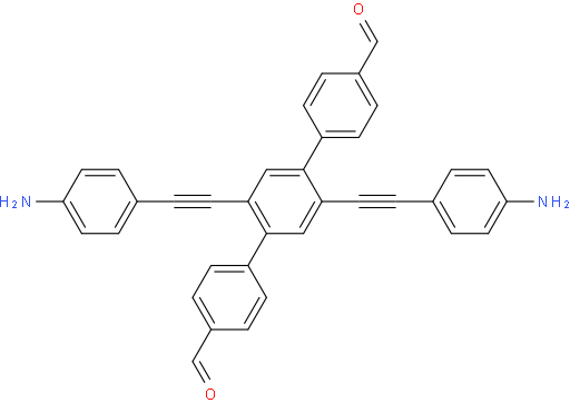 2',5'-双((4-氨基苯基)乙炔基)-[1,1':4',1''-三联苯]-4,4''-二甲醛