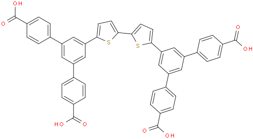 5',5''''-([2,2'-联噻吩]-5,5'-二基)双(([1,1':3',1''-三联苯]-4,4''-二羧酸))