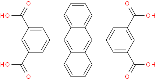 9.10-二(3',5'-二羧基苯 基)蒽