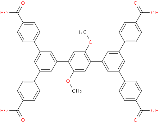 5',5'''-双(4-羧基苯基)-2'',5''-二甲氧基-[1,1':3',1'':4'',1''':3''',1''''-五联苯基]-4,4''''-二羧酸