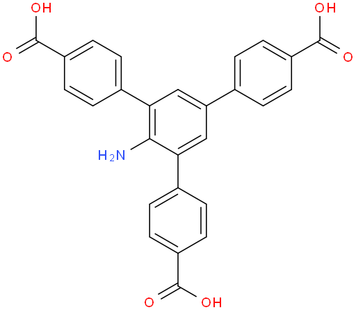 2′-氨基- 5′- ( 4 -羧基苯基) - [ 1,1′: 3′,1″-三联苯基] - 4,4″-二羧酸