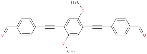 4,4'-((2,5-Dimethoxy-1,4-phenylene)bis(ethyne-2,1-diyl))dibenzaldehyde