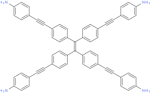 4,4',4'',4'''-((Ethene-1,1,2,2-tetrayltetrakis(benzene-4,1-diyl))tetrakis(ethyne-2,1-diyl))tetraaniline