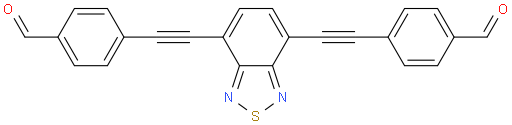 4,4'-(苯并[c][1,2,5]噻二唑-4,7-二基双(乙炔-2,1-二基))二苯甲醛