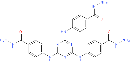 4,4',4''-(1,3,5-triazine-2,4,6-triyl)tris(azanediyl)tribenzohydrazide