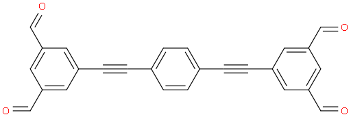 5,5'-(1,4-phenylenebis(ethyne-2,1-diyl))diisophthalaldehyde