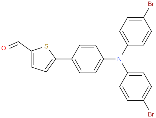 5-(4-(双(4-溴苯基)氨基)苯基)噻吩-2-甲醛