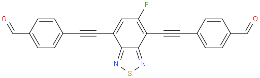 4,4'-((5-Fluorobenzo[c][1,2,5]thiadiazole-4,7-diyl)bis(ethyne-2,1-diyl))dibenzaldehyde