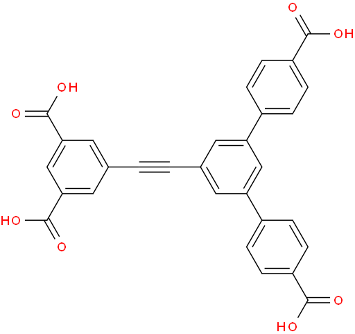 5'-((3,5-dicarboxyphenyl)ethynyl)-[1,1':3',1''-terphenyl]-4,4''-dicarboxylic acid