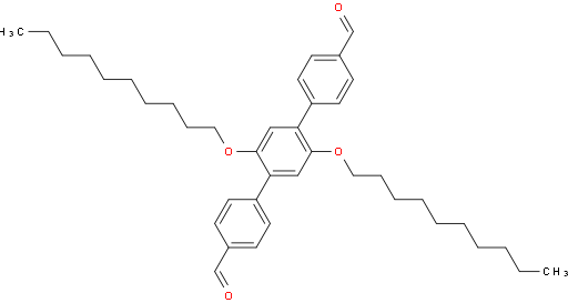 2',5'-双(癸氧基)-[1,1':4',1''-三联苯]-4,4''-二甲醛