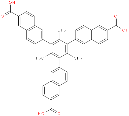 ,6',6''-(2,4,6-Trimethylbenzene-1,3,5-triyl)tris(2-naphthoic acid)