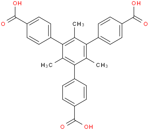 5'-(4-Carboxyphenyl)-2',4',6'-trimethyl-[1,1':3',1''-terphenyl]-4,4''-dicarboxylic acid